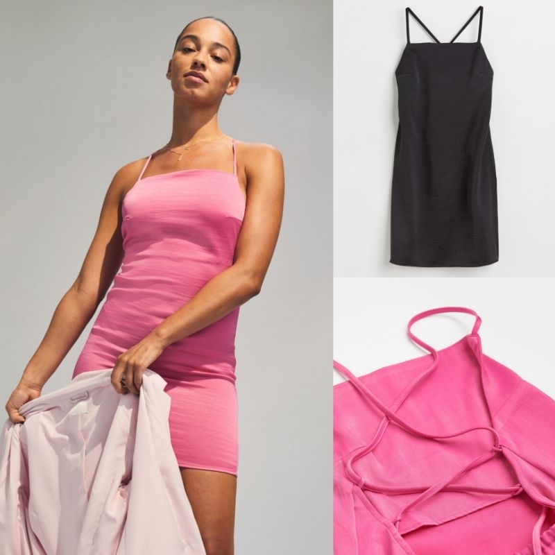 HM*SATIN SLIP DRESS (2 WARNA) - MINI DRESS - DRESS FITBODY - DRESS PESTA - DRES SEXY - DRESS PARTY