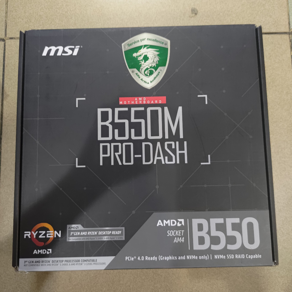 MSI B550M PRO DASH AM4 AMD Ryzen