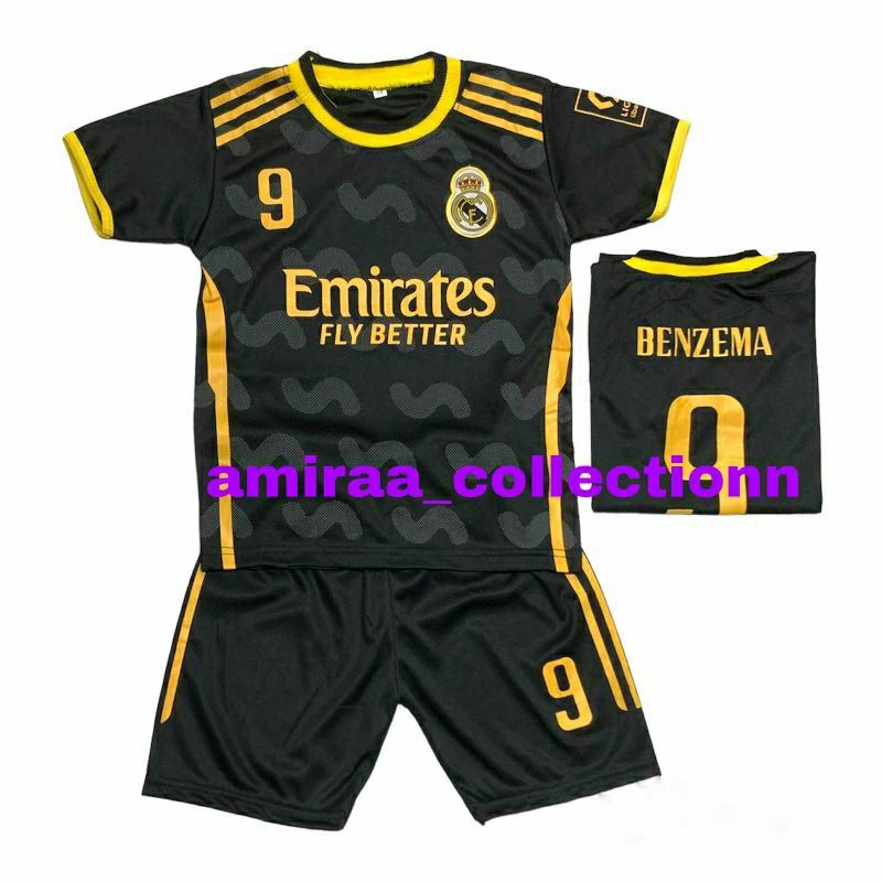 COD / SETELAN BAJU BOLA MADRID-H  ANAK TERBARU / SET BAJU BOLA ANAK LAKI LAKI TERMURAH