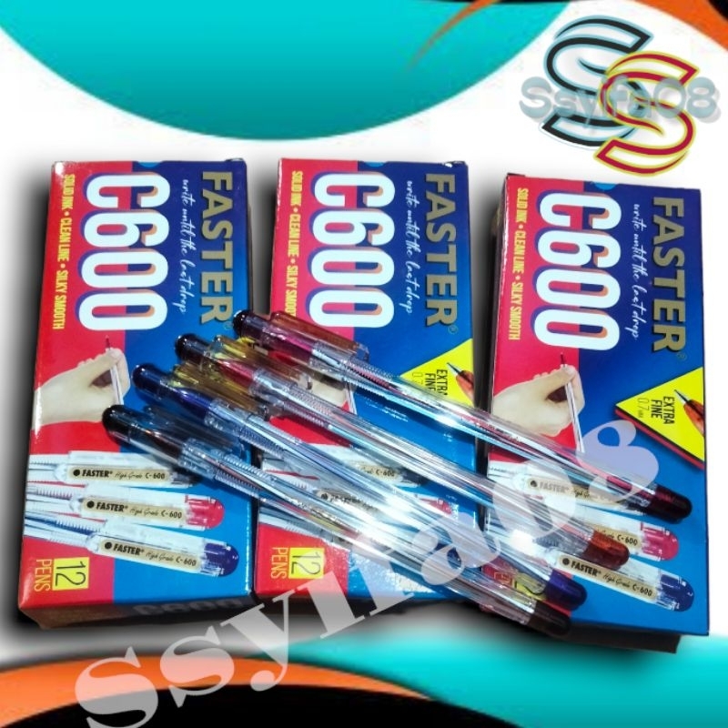 

PULPEN FASTER C600 ISI 12 PCS