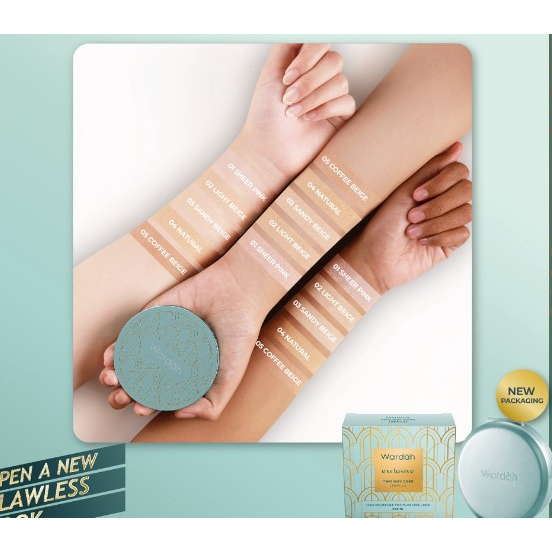 [BPOM] Wardah Exclusive Two Way Cake Refill 100%ORI Bedak Padat Dengan Tingkat Coverage Tinggi Yang 