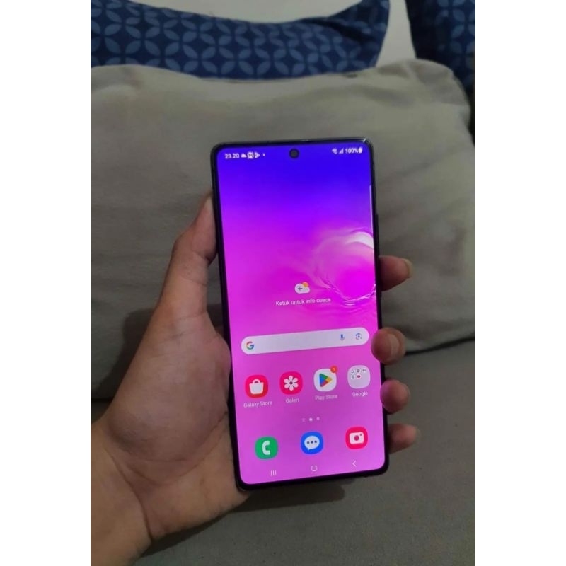 Samsung s10 lite 8/128 min shadow tipis hp casan