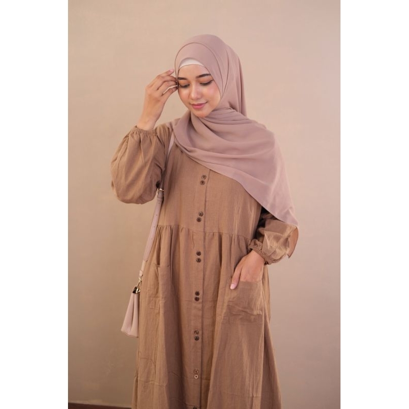 Cassandra Gamis Dress Linen Crincle