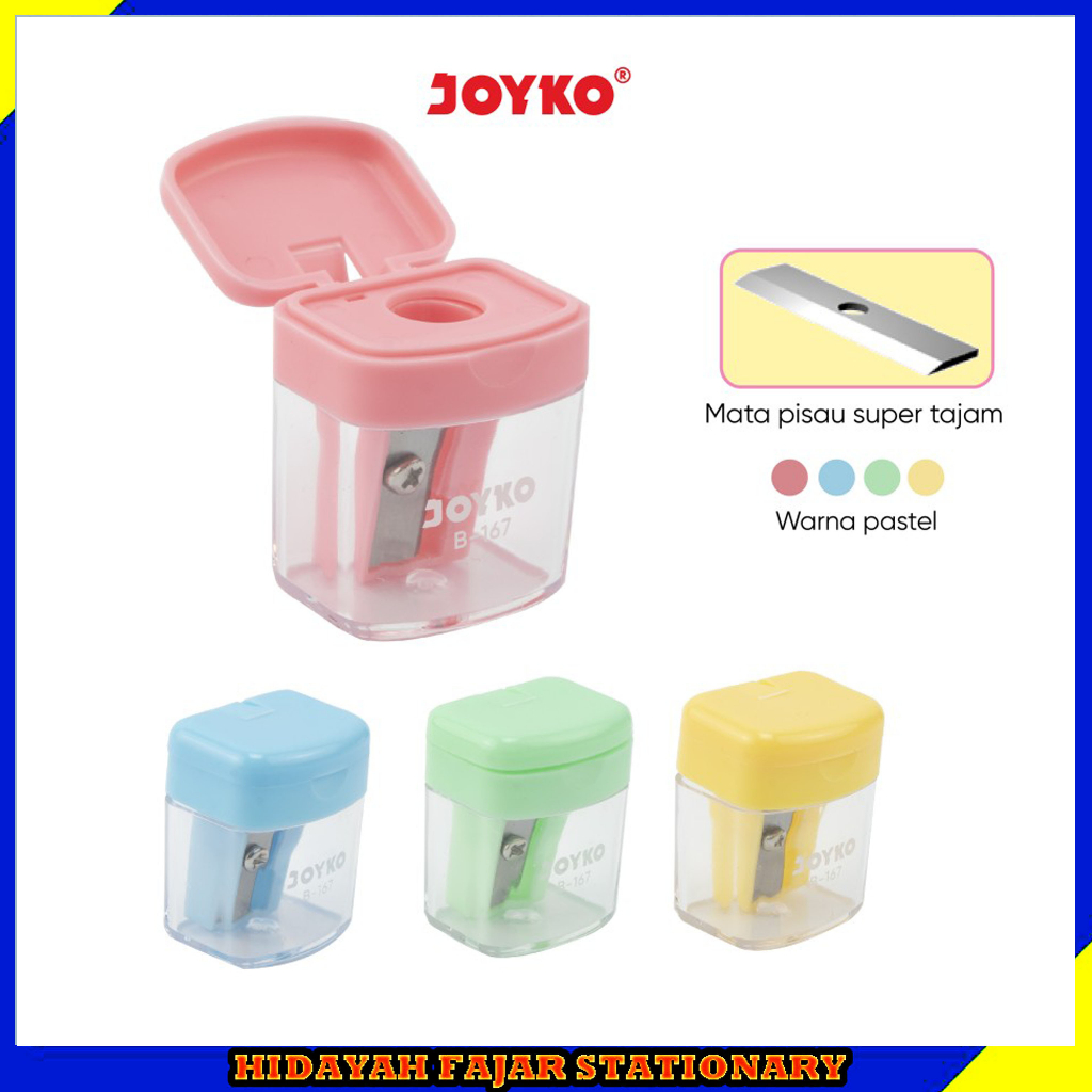 

Rautan Serutan Sharpener Joyko B-167 Pastel Color