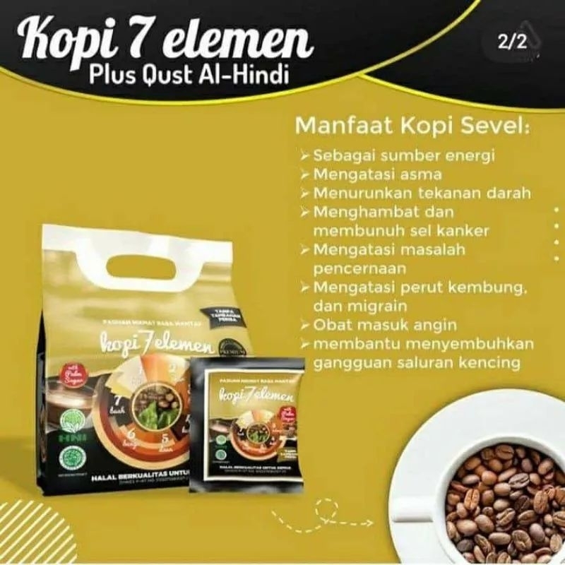 

KOPI 7 ELEMEN PREMIUM HNI HPAI ORI BPOM