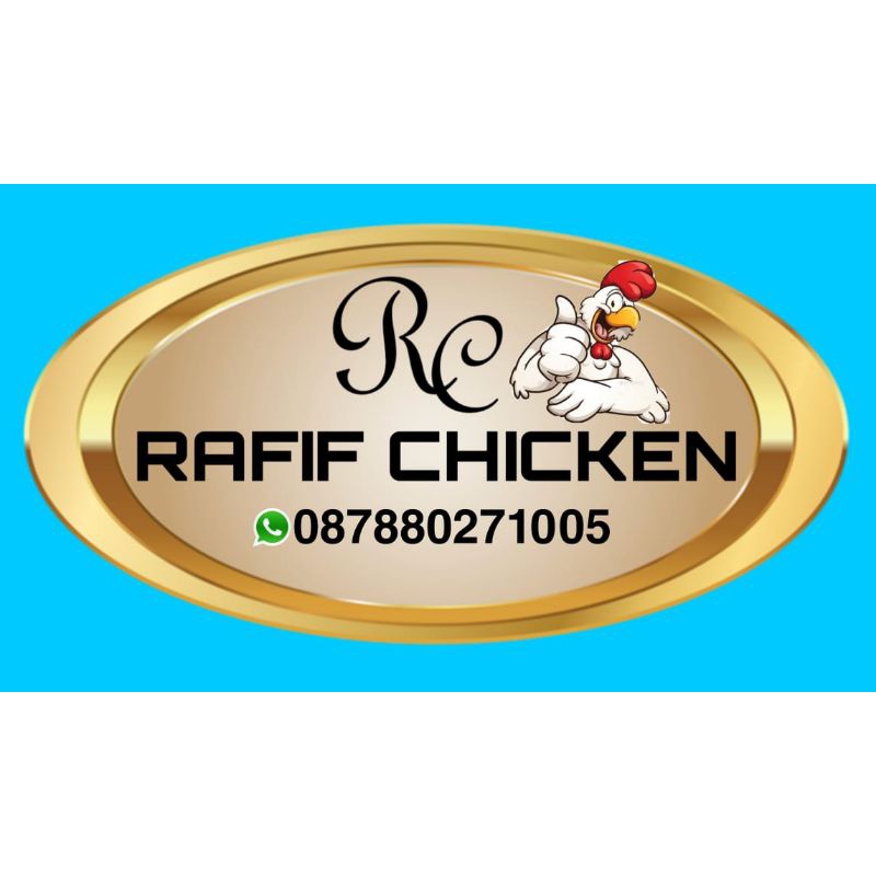 STICKER MAKANAN OVAL GOLD/ STICKER AYAM BOX