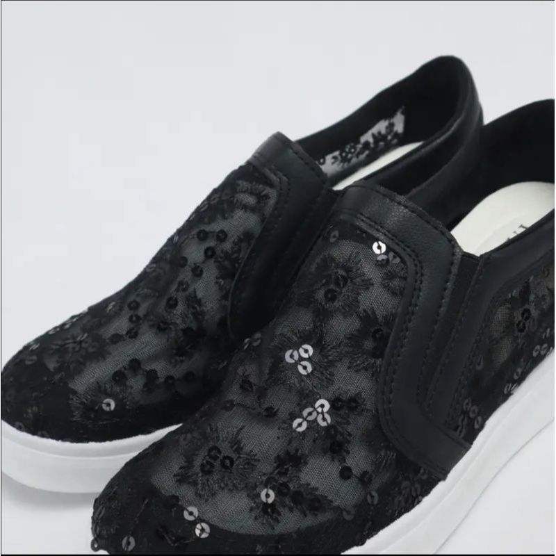 Sepatu wanita wedges hitam preloved/second/bekas