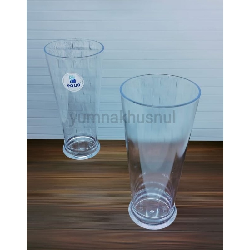 GELAS JUS PORTO PLASTIK  6 PCS GELAS ES LEMON TEA GELAS PLASTIK TEBAL