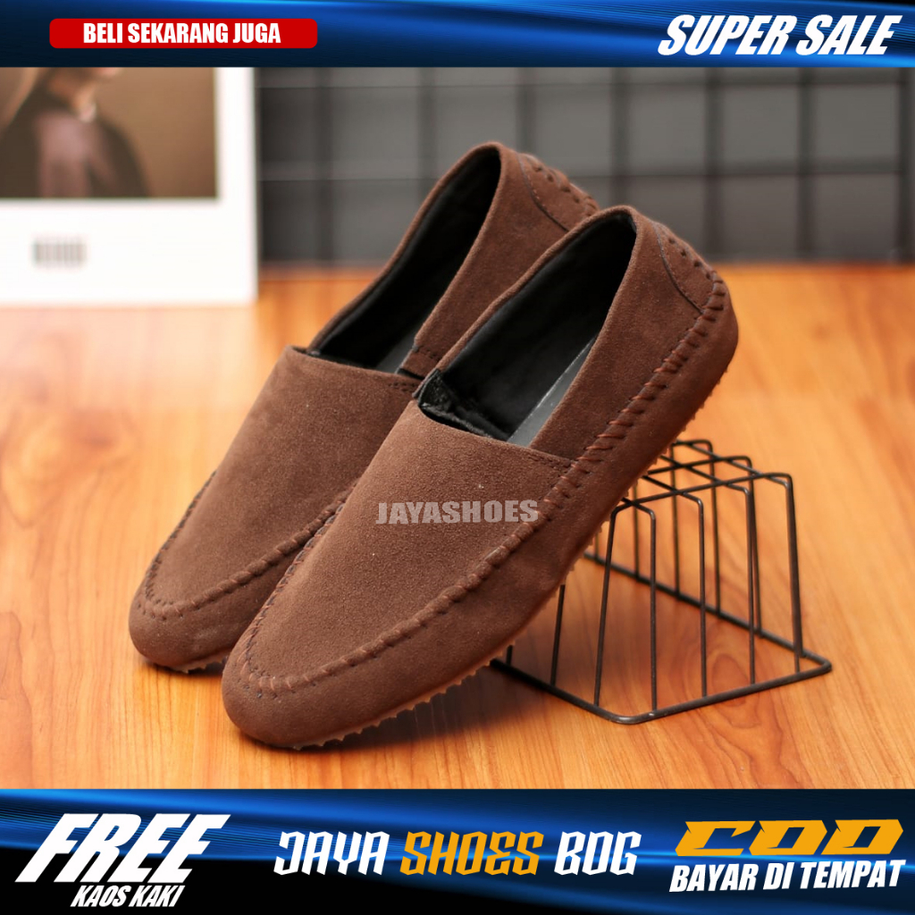 Shelby Sepatu Selop Pria Santai Casual Simple Murah Trendy Slip On Original