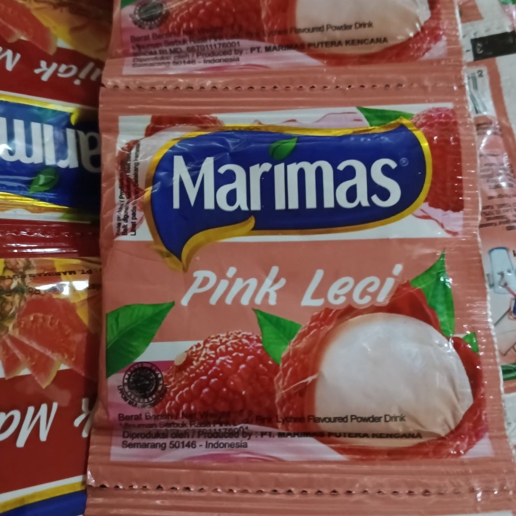 

Minuman sachet Marimas Rasa Leci