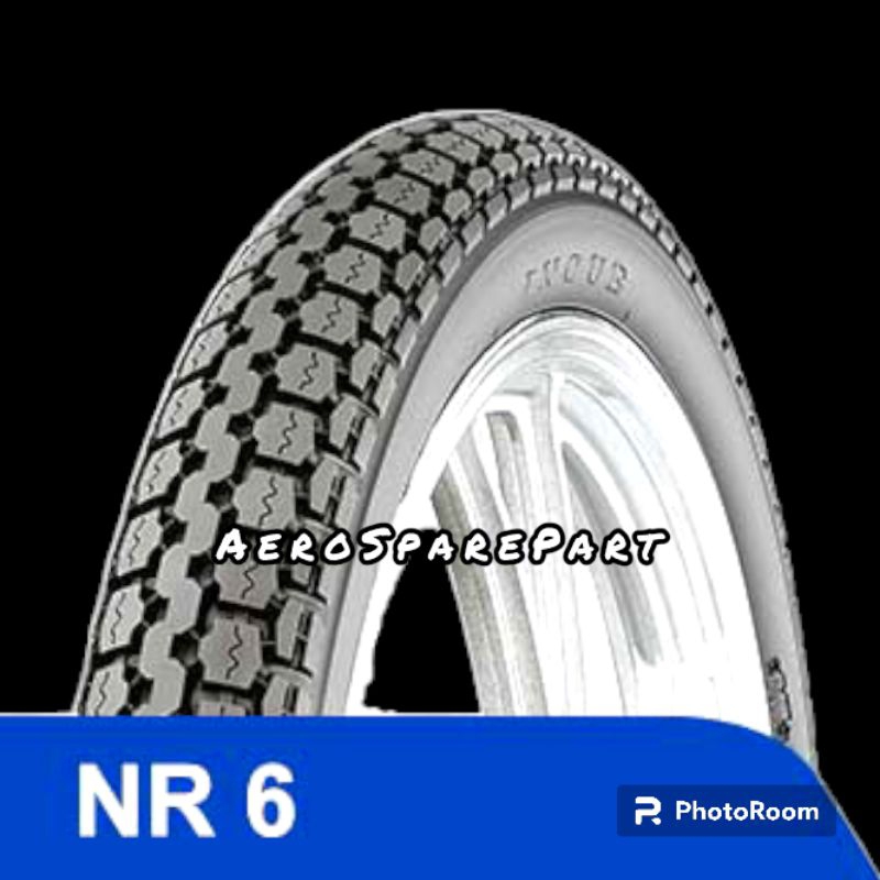 BAN LUAR 250 X 17 NR6 MERK IRC ( BATIK KOTAK ) 250 - 17 / 250 RING 17