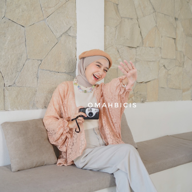 Camellia Outer by omahbicis-Outer Korea-Outer Rayon big size-Outer Wanita