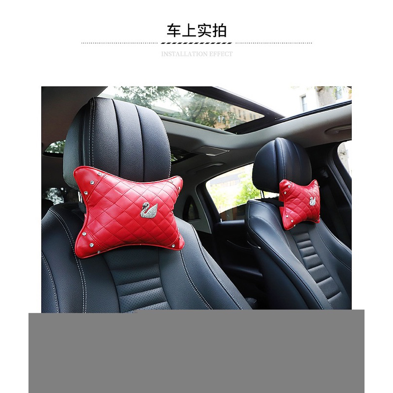 bantal mobil leber (1pcs)bantal jok mobil headrest