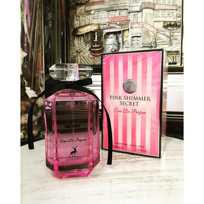 PARFUM PINK SHIMMER SECRET WOMAN ORIGINAL DUBAI EAU DE PARFUMES