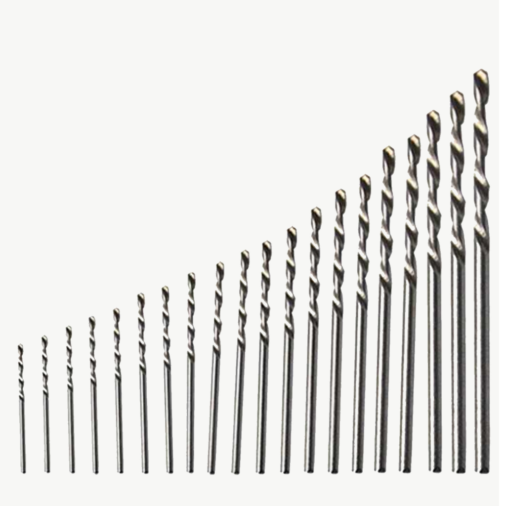 Mata Bor Mini Drill 0.3mm - 1.6mm HSS Twist Drill 20pcs