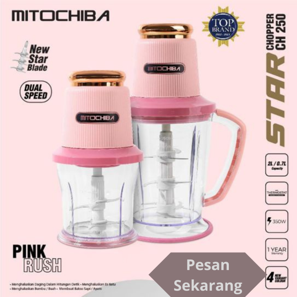 Mitochiba Star Chopper CH 250 2Liter CH250 Choper Penghalus Daging Dan Bumbu