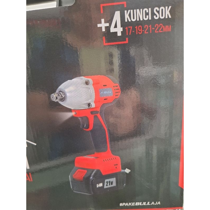 Mesin Pembuka Baut Baterai BULL 127 Impact Wrench