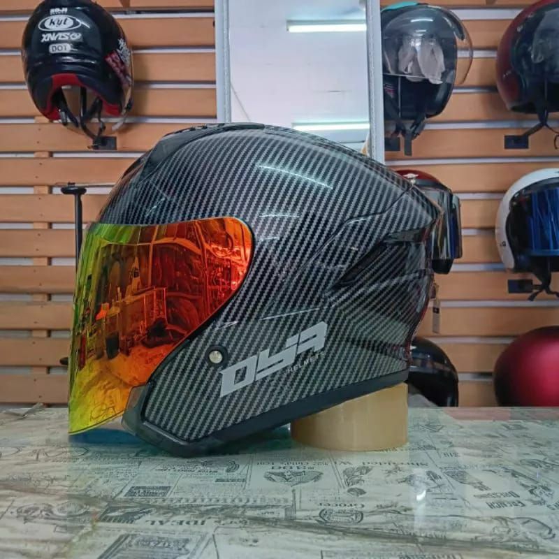 FLAT VISOR HELM DYR SUBARU | FLAT VISOR VENOM IRIDIUM| KACA DYR SUBARU