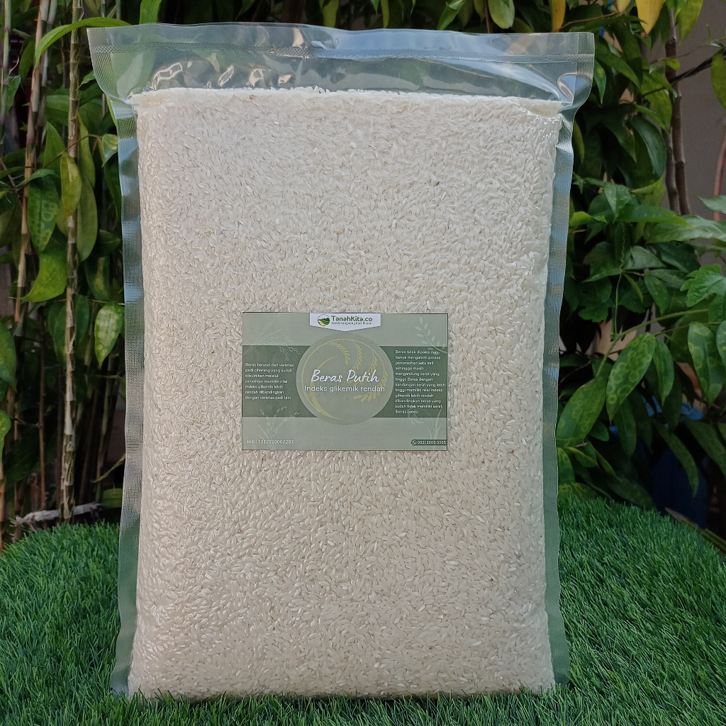 

Beras Putih Low IG I Beras Sehat Premium I Enak Empuk dan Pulen (4kg)