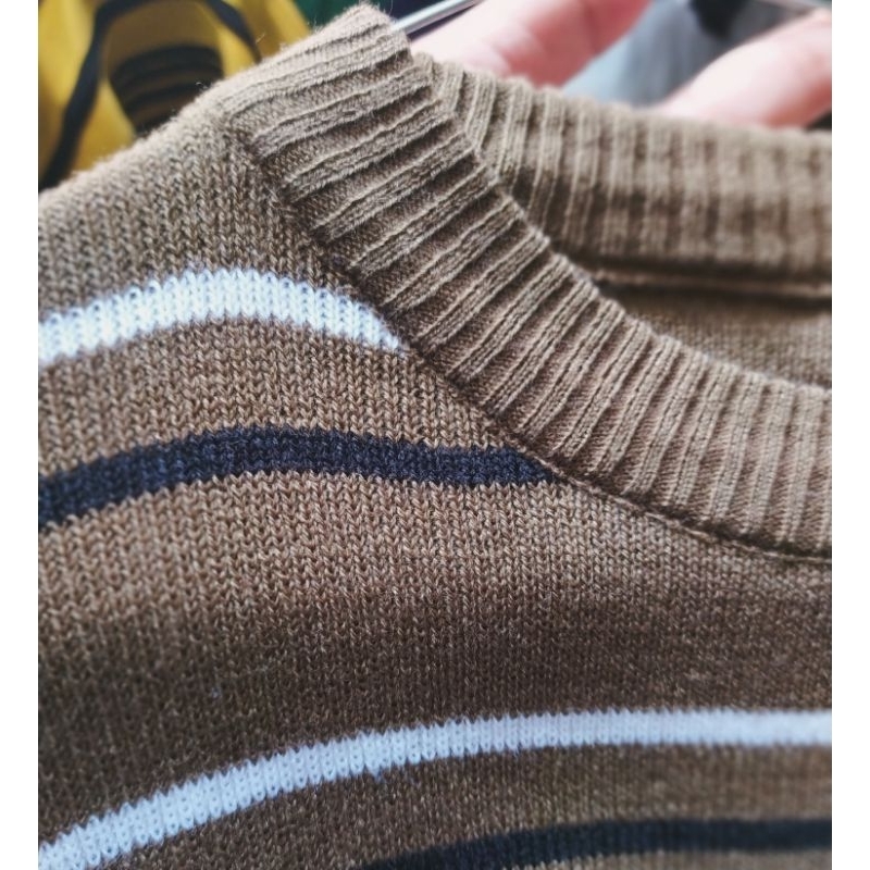 16vaulzesk Atasan wanita terbaru - Sweater polet full seker - Baju kaos wanita rajut kekinian