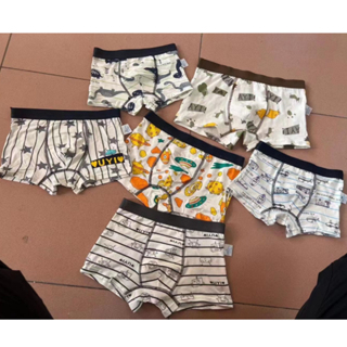 GO!BX1246 Boxer Celana Pendek Anak-anak Unisex Celana dalam CD katun Motif Kartun Lucu