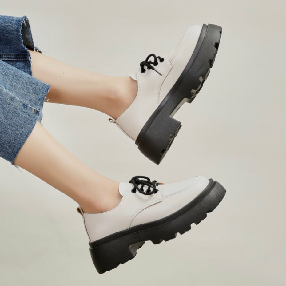 AVANCEID 1925 Sepatu Sneakers Boots Wanita Kerja Docmart Hitam Import