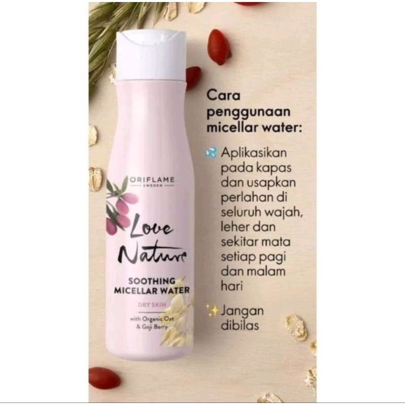 love nature Oriflame goji berry&oat