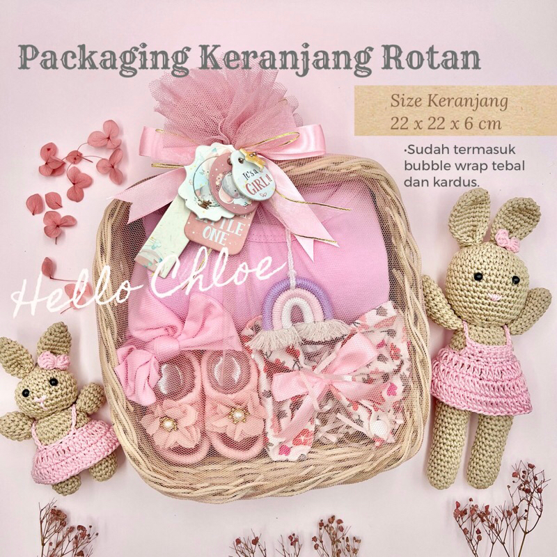 HELLO CHLOE - NEW !! Cotton Candy Series | Newborn Baby Gift Set | Hampers Baby | Kado Lahiran Bayi