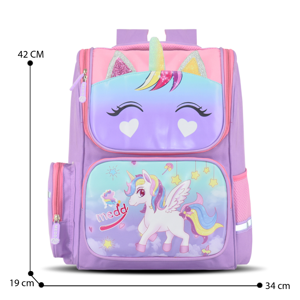 Newtonkids-Tas Ransel Susun Mermaid Series/Tas Ransel Sekolah Anak/Tas Sekolah Anak/Tas Sekolah TK-SD/Tas Fashion Anak