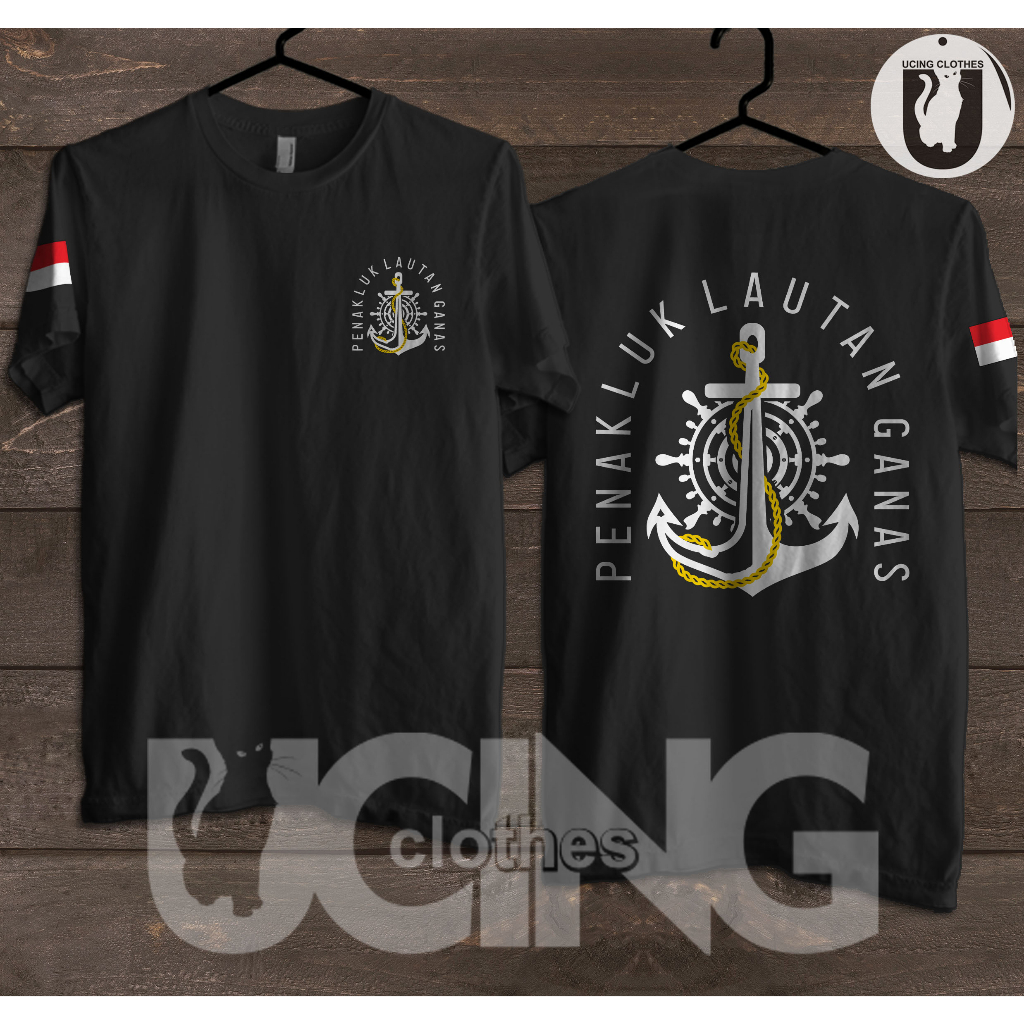 Kaos Baju Jangkar Kemudi Kapal Penakluk Lautan Ganas Kaos Distro