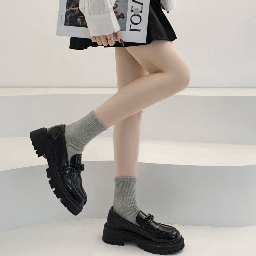 AVANCEID 1916 Sepatu Sneakers Boots Wanita Kerja Docmart Hitam Import