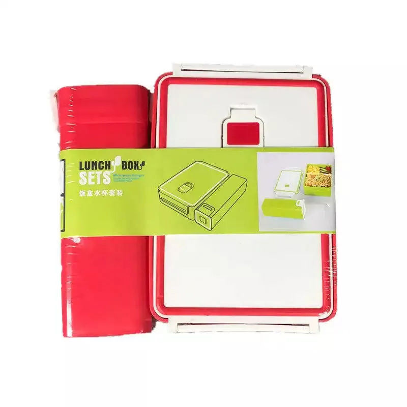 TOKO21--JAPANESE STYLE 6510 SET LUNCHBOX WITH BOTTLE/KOTAK MAKAN SIANG SET FREE BOTOL