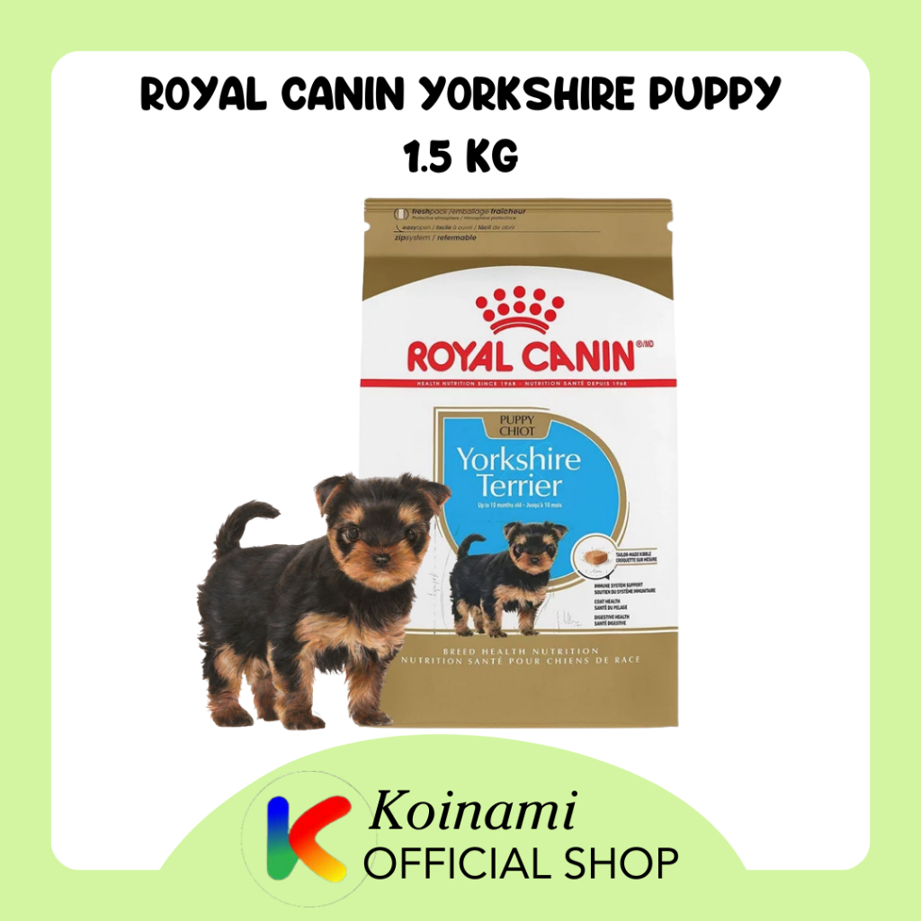 ROYAL CANIN YORKSHIRE PUPPY 1.5 KG / dog food / makanan anjing