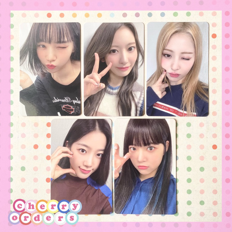 (SHARING) LE SSERAFIM : FEARNOT Official Fanclub Welcome Gift Chaewon Sakura Yunjin Kazuha Eunchae