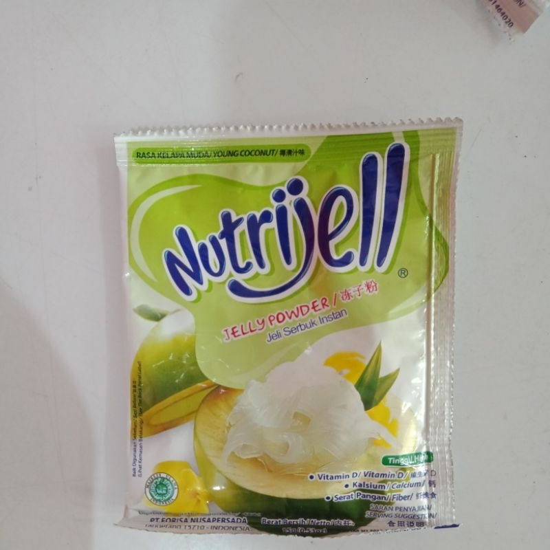 

Nutrijel jelly powder 15gr /rasa kelapa muda