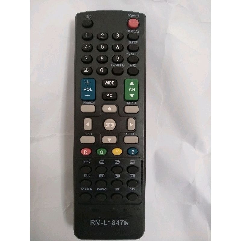 Remot TV Sharp Aquos / Remote TV Sharp LCD &amp; LED Remote TV Siap Pakai Tanpa Setting Remote TV Bagus