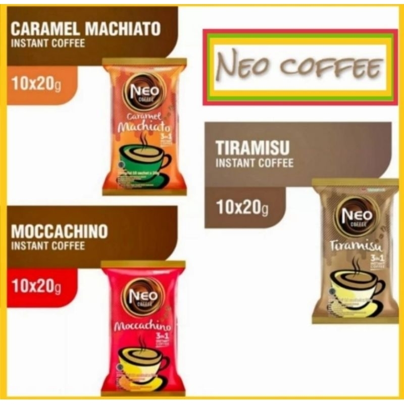 

Neo coffe renceng 10 x 20 gr