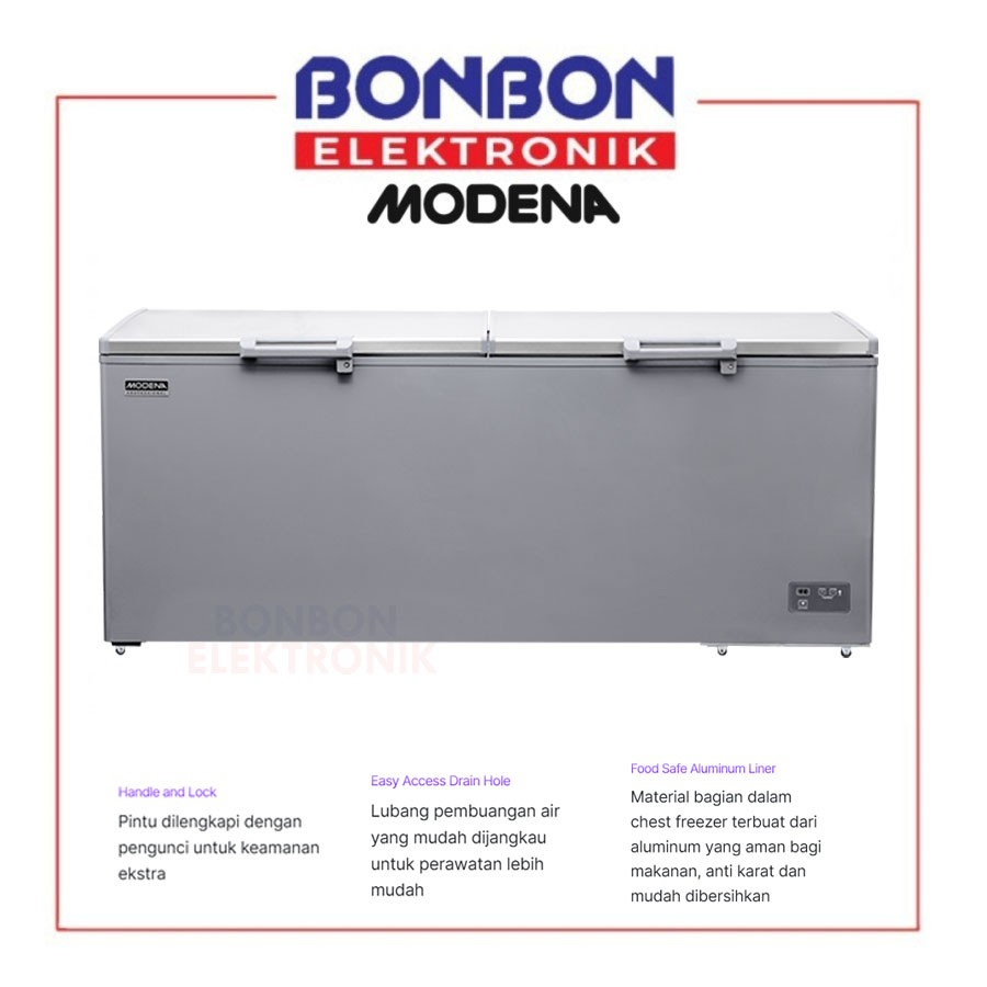 Modena Chest Freezer 750 Liter MD 75/ MD75 Cooler Box 750L