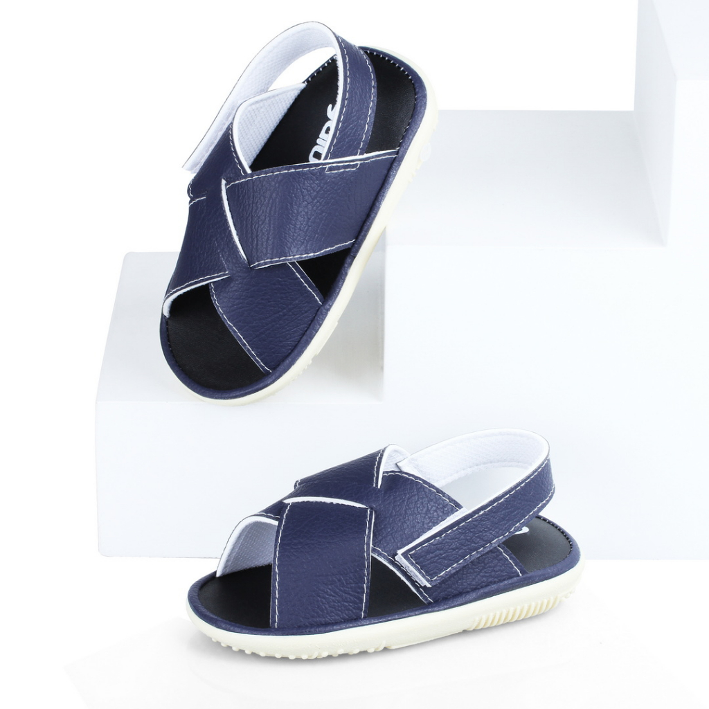 Sandal Anak Unisex Usia 1 Sampai 2 Tahun Bunyi Cit Model Tali Silang Casual Terbaru SL22