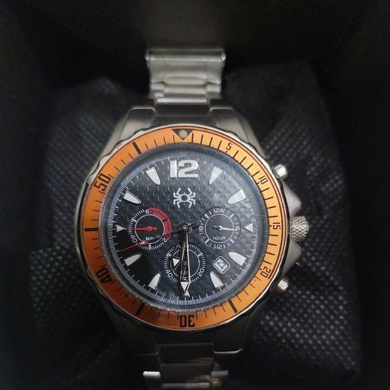 Jam tangan Original Spyderbilt Chronograph preloved second bekas