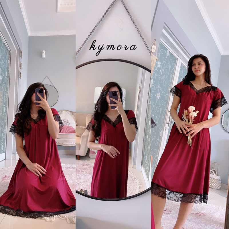 Daster Arab Fairuz KYMORA Dress Tunik Bahan Kaos By Fairuz Ori