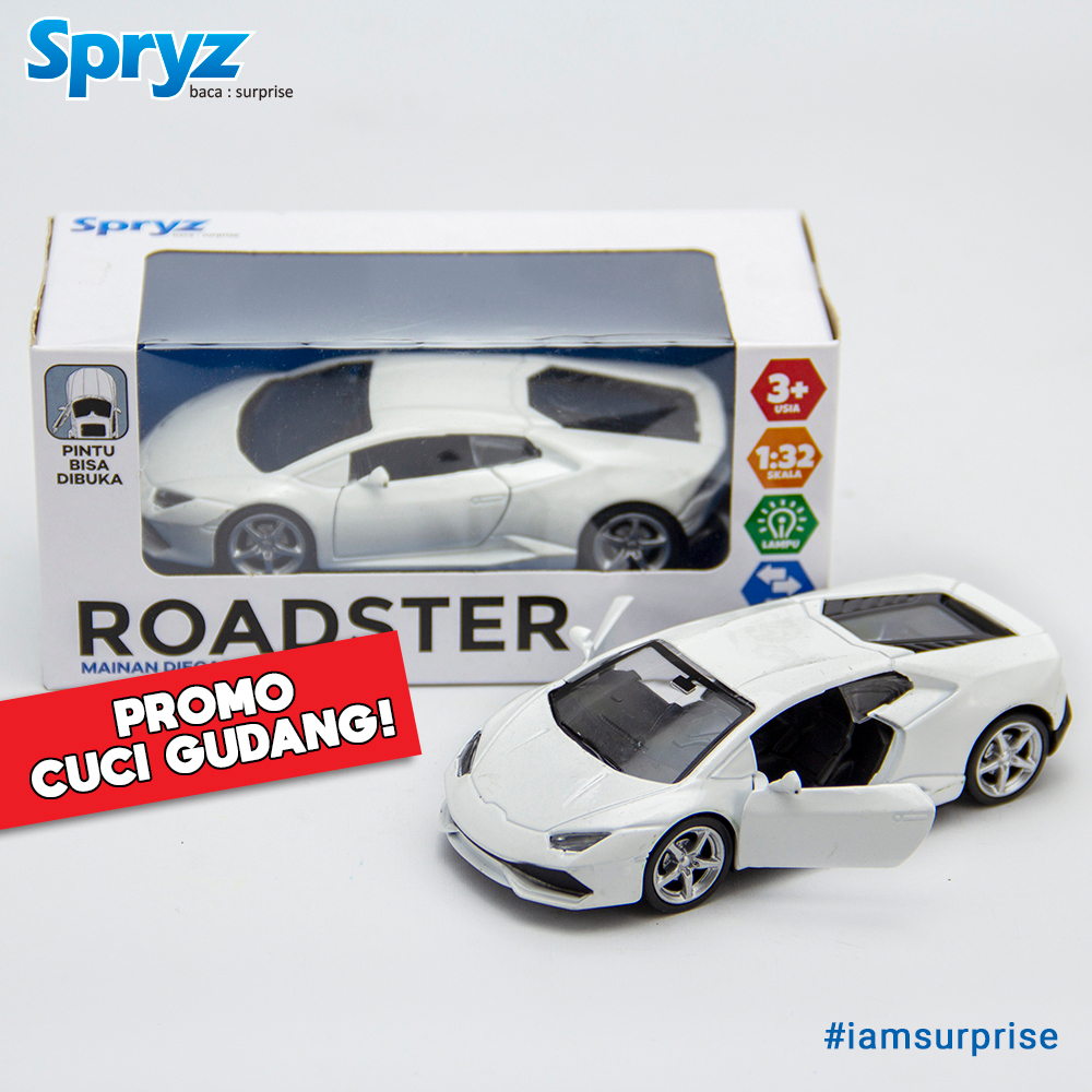 Spryz Roadster Diecast Mobil Skala 1:32 - Seri 2