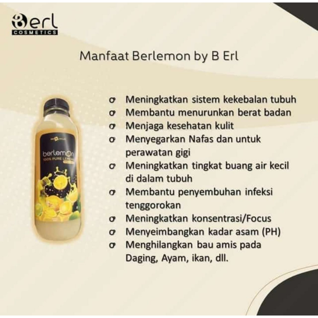 BERLEMON 500 ML (PERASAN LEMON)