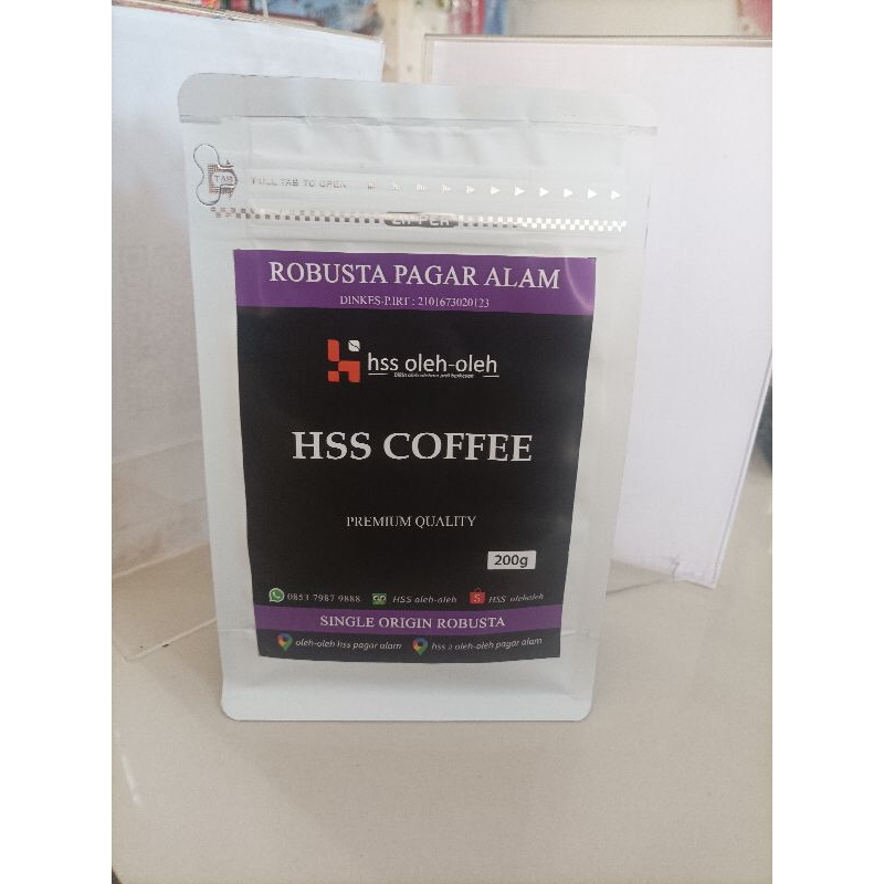 

Kopi Robusta 200g Pagaralam