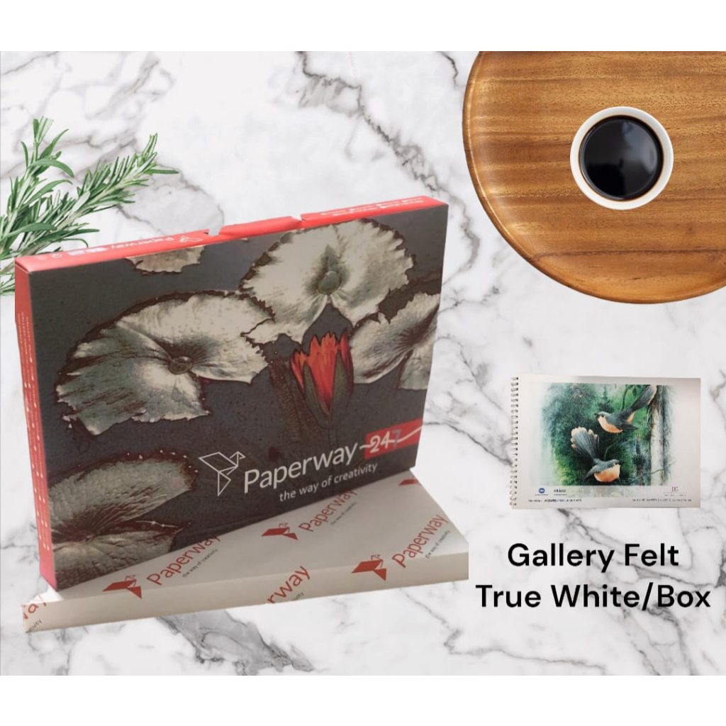 

Kertas Fancy A3+ Gallery Felt True White / Box