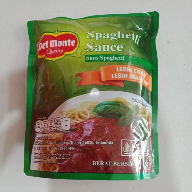 

Del monte Spageti sauce 200gr/ saus Spageti