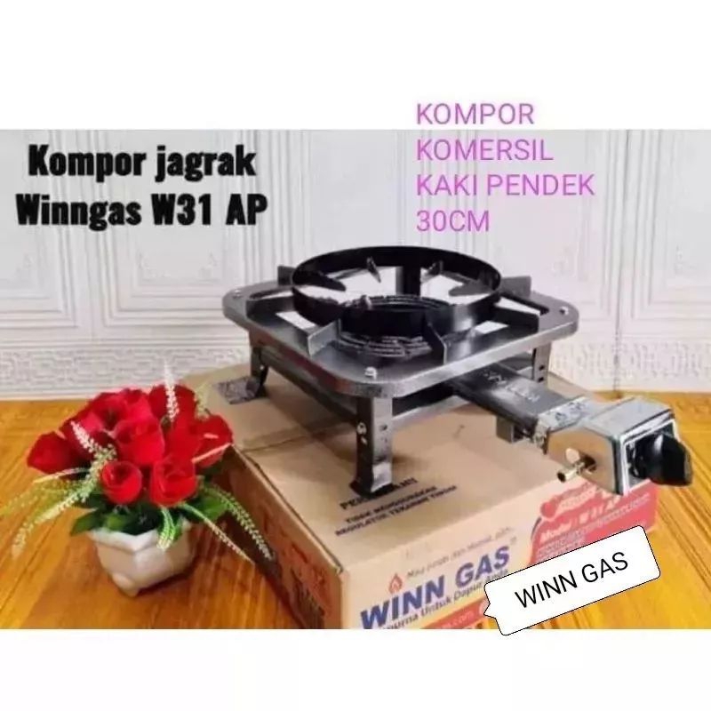 KOMPOR COR WINN GAS 31AP/ KOMPOR KOMERSIAL KAKI PENDEK 30CM