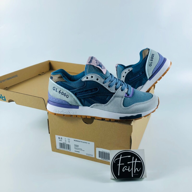 (FTH) Reebok Classic Gl 6000 Women Purple Grey