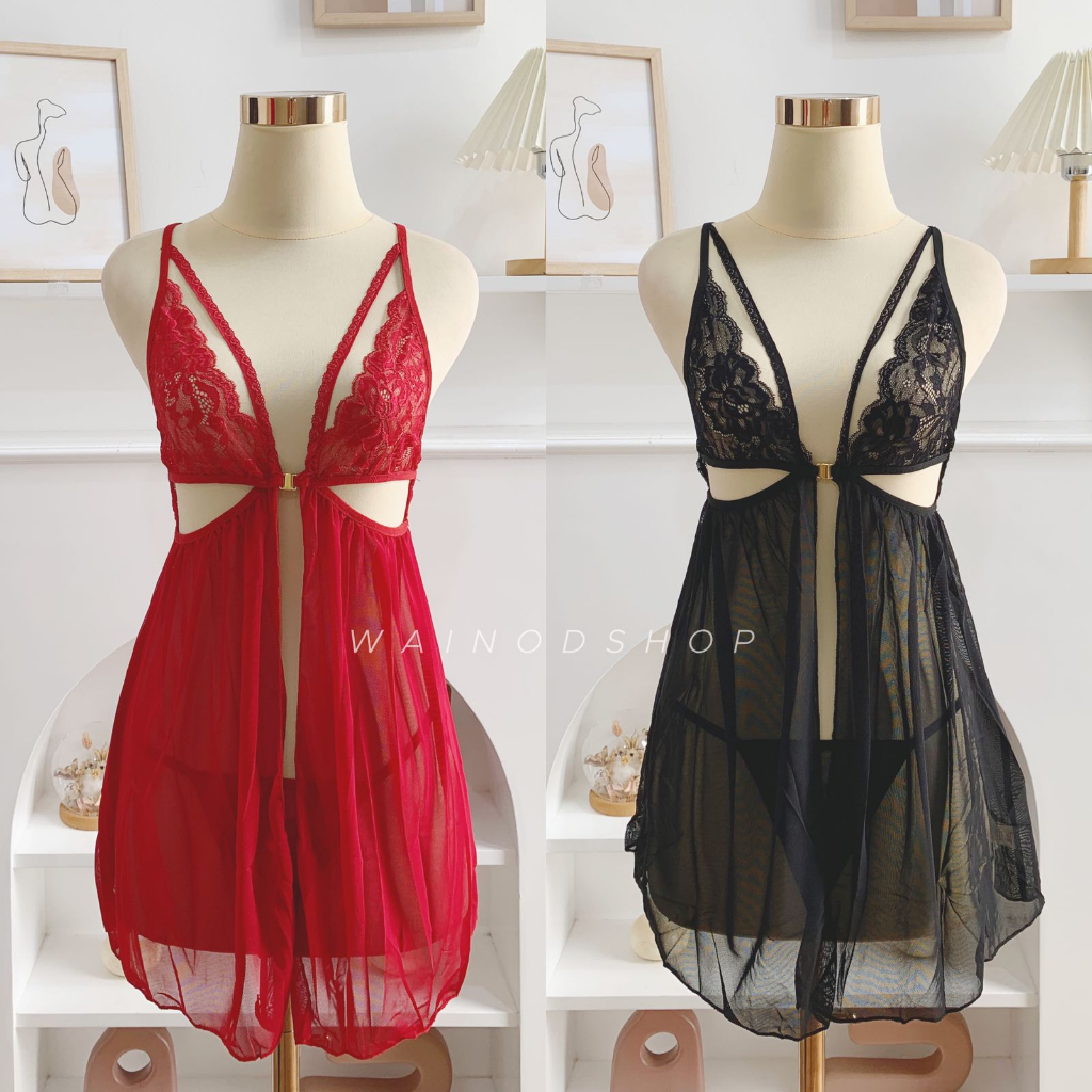 WAINODSHOP - LISTIA sexy lingerie dress