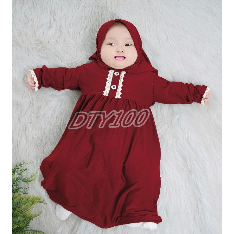 Baju bayi perempuan newborn IQLiMa 0-6 bulan 6-12 bulan 12-18 bulan